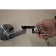 Touchless Black Acrylic Sanitary Key | https://www.bestnamebadges.com
