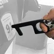 Touchless Black Acrylic Sanitary Key | https://www.bestnamebadges.com