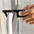Touchless Black Acrylic Sanitary Key | https://www.bestnamebadges.com
