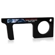 Touchless Black Acrylic Sanitary Key | https://www.bestnamebadges.com