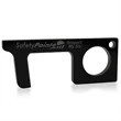 Touchless Black Acrylic Sanitary Key | https://www.bestnamebadges.com