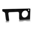Touchless Black Acrylic Sanitary Key | https://www.bestnamebadges.com