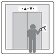 Touchless Black Acrylic Sanitary Key | https://www.bestnamebadges.com