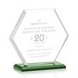 Barnett Award - Green | https://www.bestnamebadges.com
