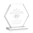 Barnett Award - White | https://www.bestnamebadges.com
