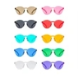 Soho Tinted Frame Sunglasses | https://www.bestnamebadges.com