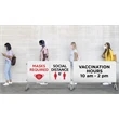Barricade Barrier Covers | https://www.bestnamebadges.com