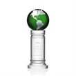 Colverstone Globe Award - Green/Gold | https://www.bestnamebadges.com