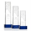 Rushmore Award on Base - Blue | https://www.bestnamebadges.com