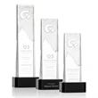 Rushmore Award on Base - Black | https://www.bestnamebadges.com