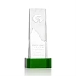 Rushmore Award on Base - Green | https://www.bestnamebadges.com