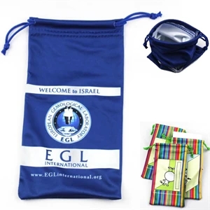 Full Color Sunglasses  Cleaning Cloth Drawstring Pouch