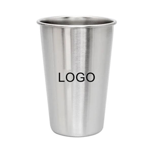 16 oz. Stainless Steel Glass