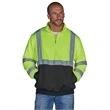 Quarter Zip Hi-Vis Sweatshirt | https://www.bestnamebadges.com