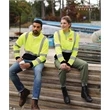 Quarter Zip Hi-Vis Sweatshirt | https://www.bestnamebadges.com