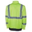 Quarter Zip Hi-Vis Sweatshirt | https://www.bestnamebadges.com