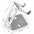 Fully Foldable Multi-angle Adjustable Phone/Tablet Stand | https://www.bestnamebadges.com