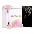 Rose Quartz Facial Jade Roller Gua Sha Set | https://www.bestnamebadges.com