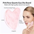 Rose Quartz Facial Jade Roller Gua Sha Set | https://www.bestnamebadges.com
