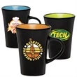 10 oz Tazo Two Tone Coffee Mugs Matte Finish Cups | https://www.bestnamebadges.com