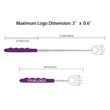 Extendable Telescopic Bear Claws Metal Back Scratchers | https://www.bestnamebadges.com