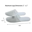 Custom Disposable Travel Hotel Slippers | https://www.bestnamebadges.com