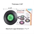 Black Rubber Cup Mat | https://www.bestnamebadges.com