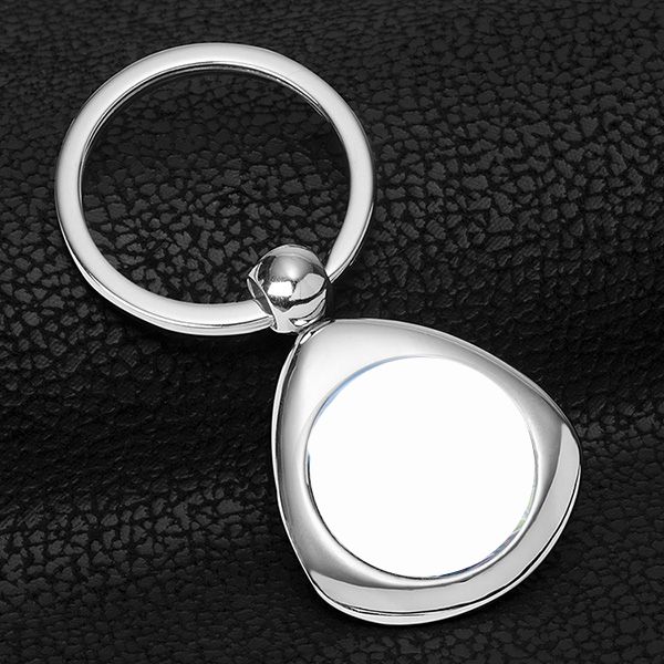 Geo Economy Metal Keyholder with PhotoImage Full Color Dome