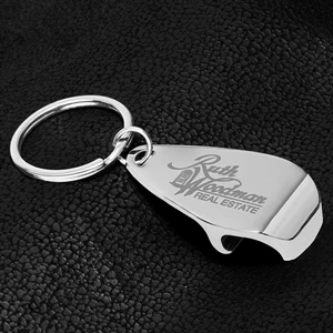 Elite Laser Engraved Metal Bottle Opener Keyholder. | https://www.bestnamebadges.com
