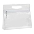 Zipper Vinyl Travel, Vanity and Accessories Pouch | https://www.bestnamebadges.com