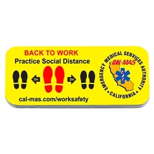 Rectangle Shaped Multi-Color Thick Foam Nail File | https://www.bestnamebadges.com