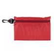 Milos Large Zipper Storage Pouch with Plastic Hook | https://www.bestnamebadges.com