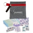 Heathered Mini First Aid Kit | https://www.bestnamebadges.com