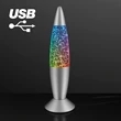 Groovy Glitter Lamp USB Mood Light | https://www.bestnamebadges.com