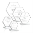 Barnett Award - White | https://www.bestnamebadges.com
