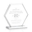 Barnett Award - White | https://www.bestnamebadges.com
