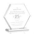 Barnett Award - White | https://www.bestnamebadges.com