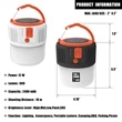 Multi-funcational LED Camping Lantern | https://www.bestnamebadges.com