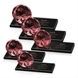 Gemstone Award on Black - Ruby | https://www.bestnamebadges.com