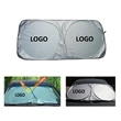 Silver Cloth Car Sunshade | https://www.bestnamebadges.com