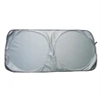 Silver Cloth Car Sunshade | https://www.bestnamebadges.com