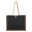 Paradise Jute Tote Bag | https://www.bestnamebadges.com