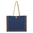 Paradise Jute Tote Bag | https://www.bestnamebadges.com