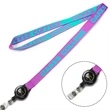 Woven Lanyard w/ Retractable Reel Combo | https://www.bestnamebadges.com