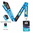 Combo Lanyard sublimated w/ PVC plastic ID Card | https://www.bestnamebadges.com