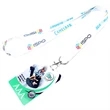 Combo Lanyard sublimated w/ PVC plastic ID Card | https://www.bestnamebadges.com