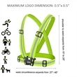 Reflective Vest Running Gear | https://www.bestnamebadges.com