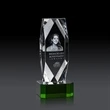 Delta 3D Award on Base - Green | https://www.bestnamebadges.com