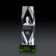 Delta 3D Award on Base - Green | https://www.bestnamebadges.com