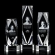 Delta 3D Award on Base - Clear | https://www.bestnamebadges.com